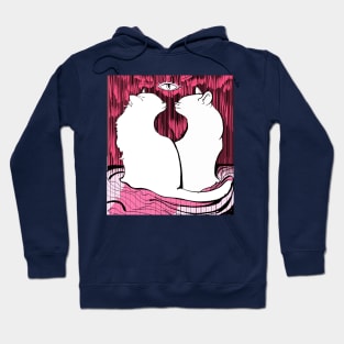 The red wedding for cat lovers Hoodie